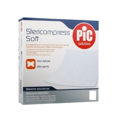 PiC Solution Stericompress Soft 6 Compresse di garza sterili in TNT 10