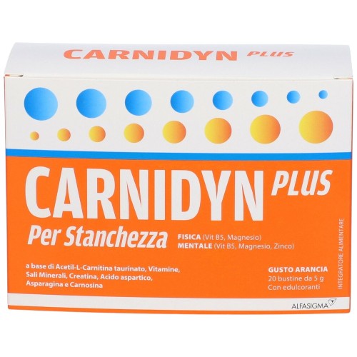 Carnidyn Plus 20 Bustine Gusto Arancia