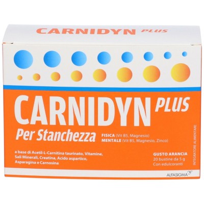Carnidyn Plus 20 Bustine Gusto Arancia