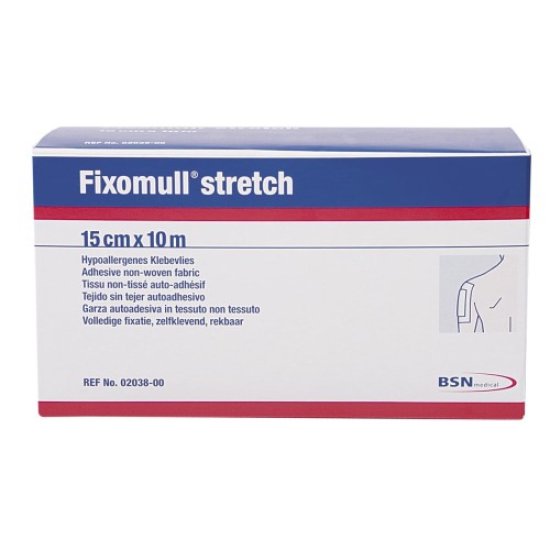 Fixomull Stretch Garza Autoadesiva TNT 10m x 15cm