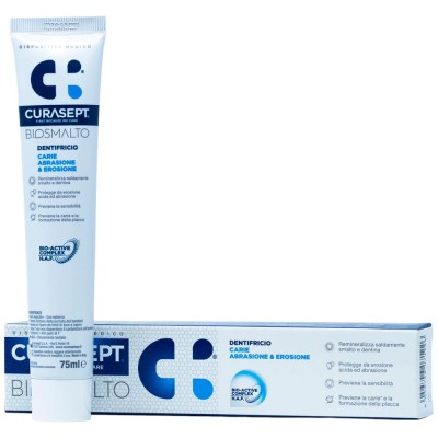 Curasept Biosmalto Carie Abrasione e Erosione Dentifricio 75ml