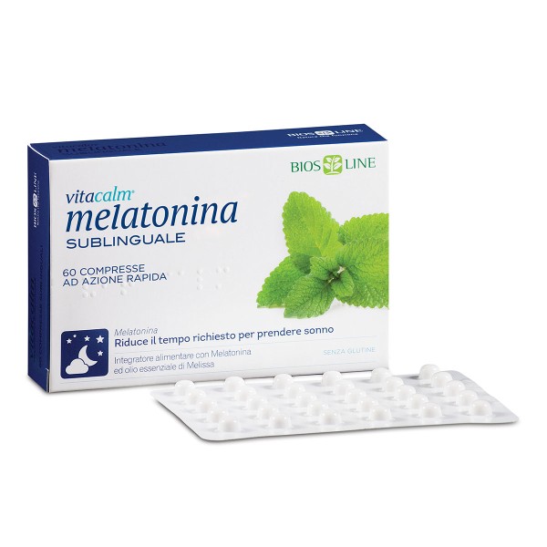 vitacalm Melatonina SUBLINGUALE 60 COMPRESSE