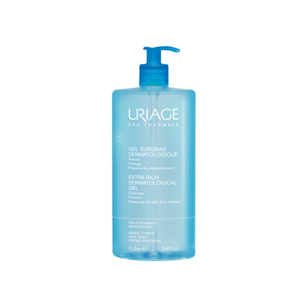 Uriage Gel Surgras Detergente Dermatologico 1 Litro