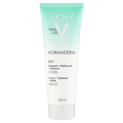 Normaderm 3 In 1 Esfoliante Detergente Maschera 125ml