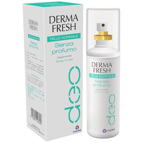 Dermafresh Pelle Normale Deodorante Spray No Gas Senza Profumo 100ml