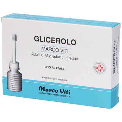 Glicerolo VITI Adulti 6,75g Soluzione Rettale 6 Contenitori