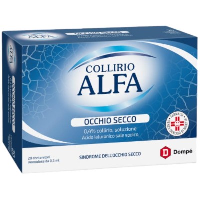 Collirio ALFA Occhio Secco 20 Contenitori Monodose da 0,5ml