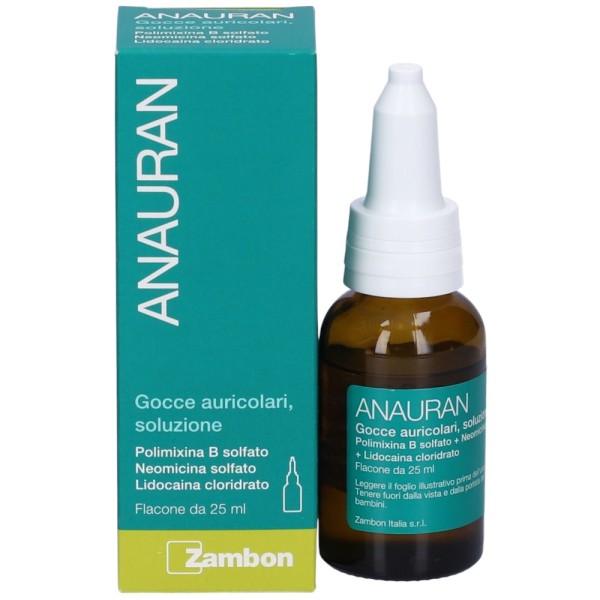 Anauran Gocce Auriculari Soluzione 25 ml