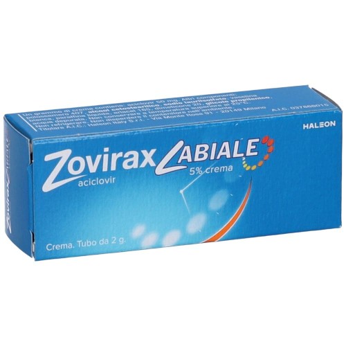 ZoviraxLabiale Aciclovir 5% Crema - Trattamento Herpes