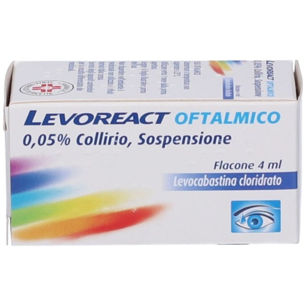 Levoreact Oftalmico 0,05% Collirio Sospensione Flacone 4ml