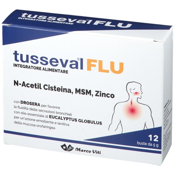 Tusseval Flu 12 Bustine