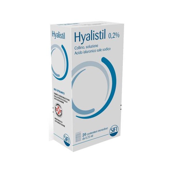 Hyalistil Collirio 0,2% 20 contenitori monodose da 0,25ml