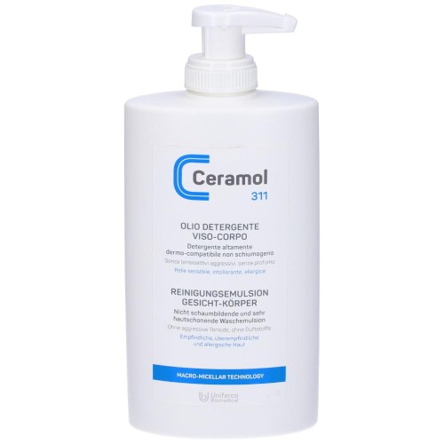 Ceramol 311 Olio Detergente Viso Corpo 400ml