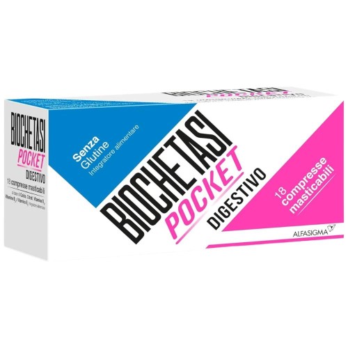 Biochetasi Pocket Digestivo 18 Compresse Masticabili