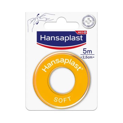 Hansaplast Soft Cerotto Rocchetto 2,5cm x 5m