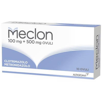 Meclon 100 mg + 500 mg 10 Ovuli Vaginali