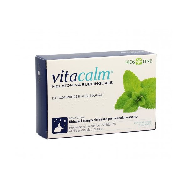 vitacalm Melatonina SUBLINGUALE 120 COMPRESSE