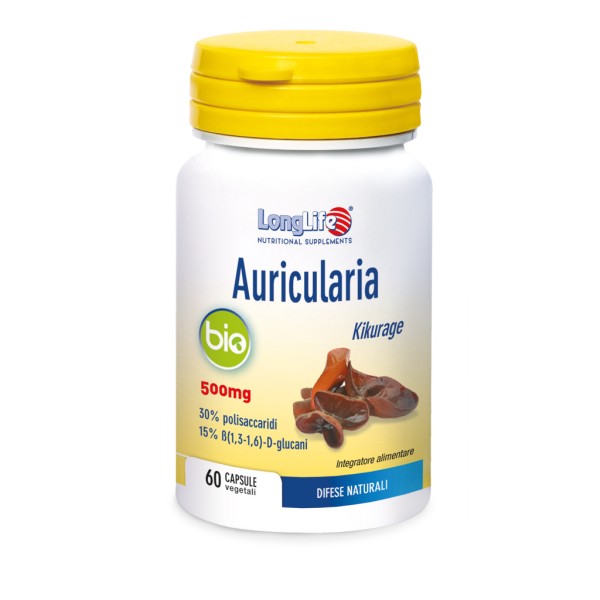 LongLife Auricularia Bio 60 CAPSULE vegetali