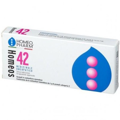 Homeos 42 Globuli 30 Tubi