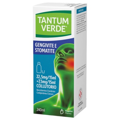 Tantum Verde Bocca Gengivite e Stomatite Collutorio 240 ml