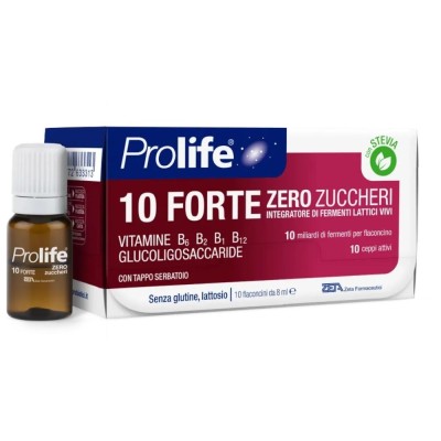 Prolife 10 Forte Zero Zuccheri 10 Flaconcini