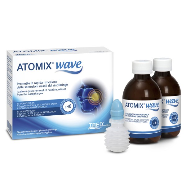 ATOMIX wave Dispositivo Innovativo per Igiene Rinofaringea