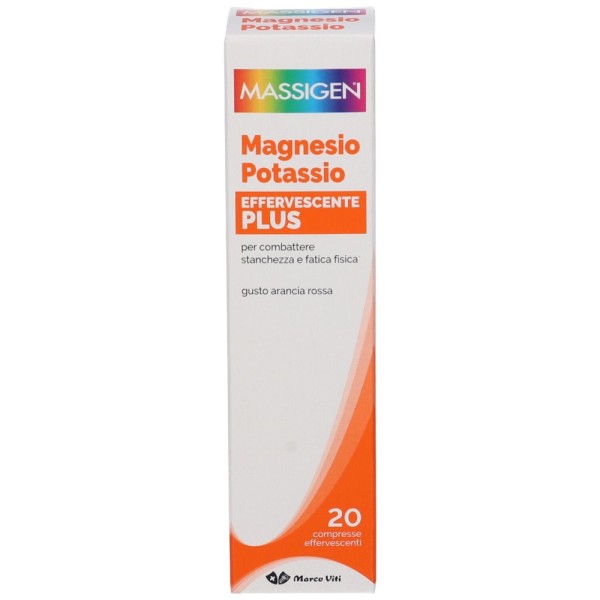 Massigen Magnesio e Potassio Plus Effervescente 20 Compresse