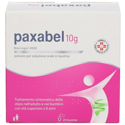 Paxabel 10 g Macrogol 4000 20 Bustine