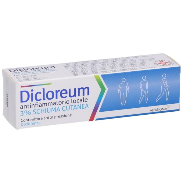 Dicloreum Antinfiammatorio Locale 3% Schiuma Cutanea 50g