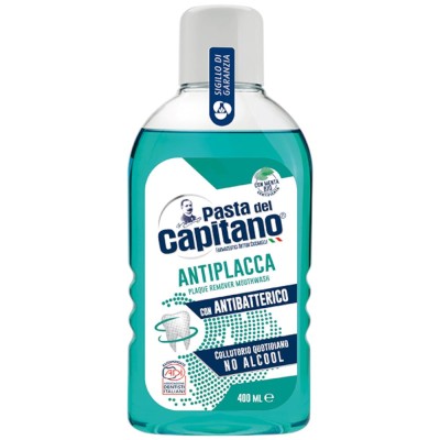 Pasta Del Capitano Collutorio Antiplacca Con Antibatterico 400 ml