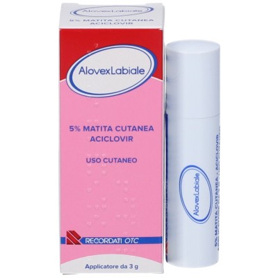 AlovexLabiale Aciclovir 5% Matita Cutanea 3g