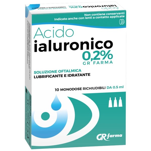 Acido Ialuronico 0,2% Gocce Oculari 10ml