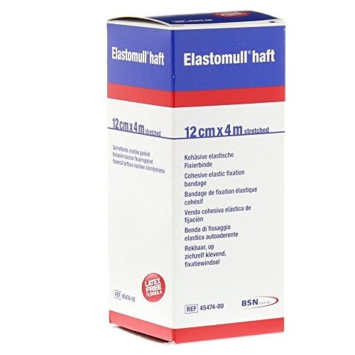 Leukoplast Elastomull Haft Benda di Fissaggio Elastica 12cm x 4m