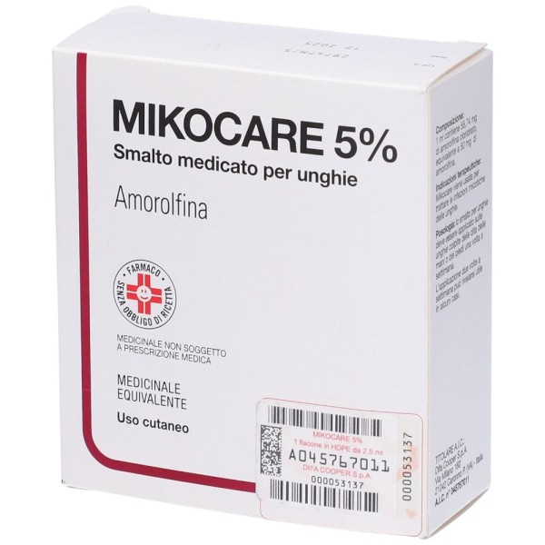 Mikocare 5% Smalto Medicato per Unghie 2,5 ml