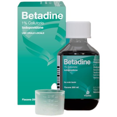Betadine 1% Collutorio Iodopovidone 200ml