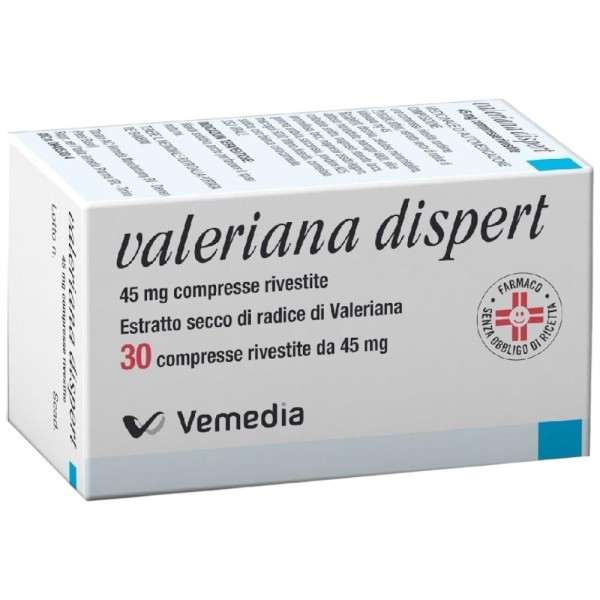 Valeriana Dispert 45 mg 30 Compresse