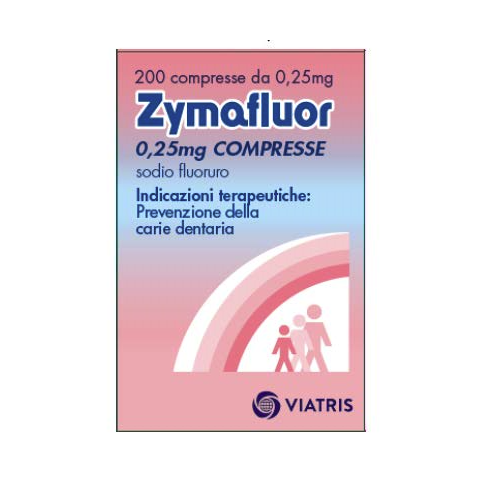 ZYMAFLUOR*200CPR 0,25MG