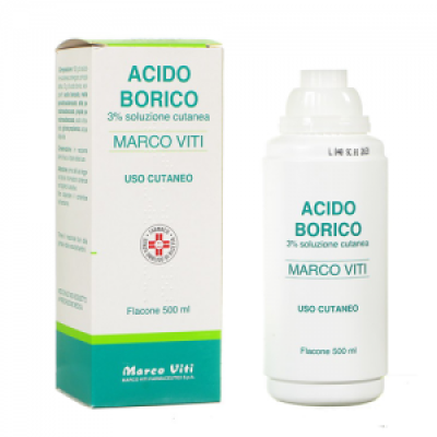 Acido Borico Marco Viti 3% Soluzione Cutanea 500 ml