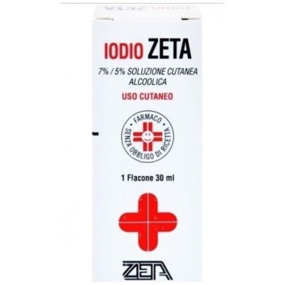 Iodio Zeta 7%/5% Soluzione Cutanea Alcoolica Uso Cutaneo 20 ml