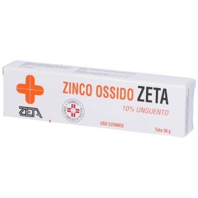 Zinco Ossido Zeta 10% Unguento Uso Cutaneo Tubo 30 g