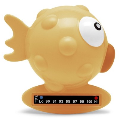 Chicco Termometro da Bagno Pesce Palla ARANCIONE