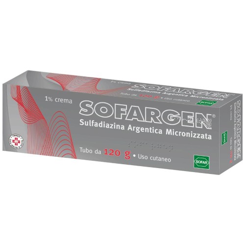 Sofargen 1% Crema 120g - Antibatterico per Ustioni