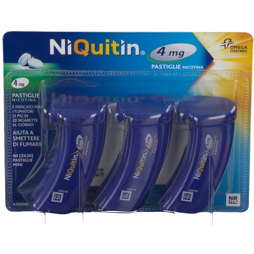 NiQuitin 4mg 60 Pastiglie