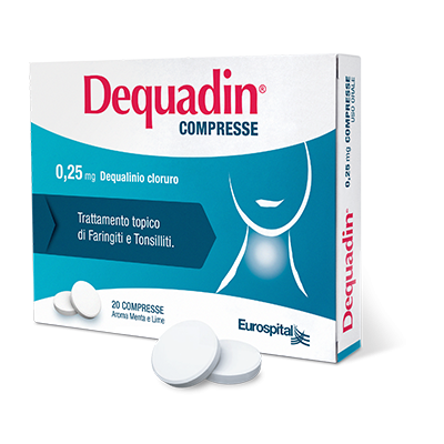 Dequadin 20 COMPRESSE 0,25mg