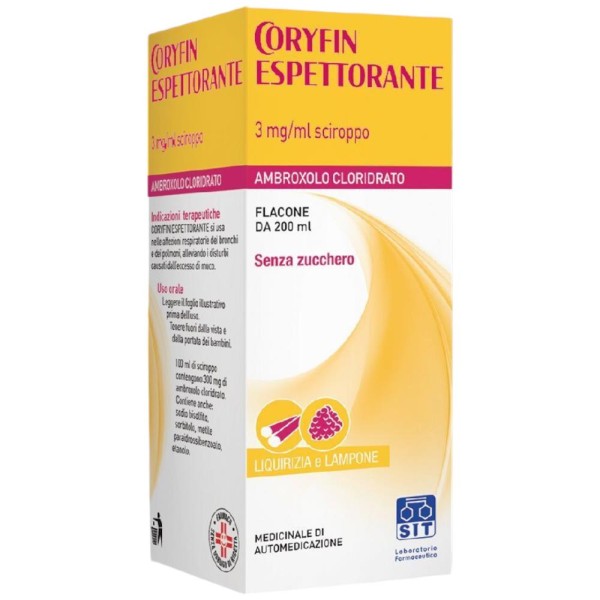 Coryfin Espettorante Sciroppo Senza Zucchero 200 ml