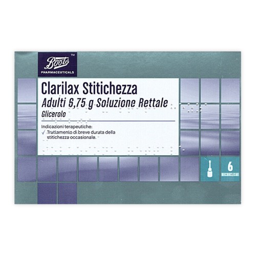 Clarilax Stitichezza Adulti 6,75 g 6 Microclismi