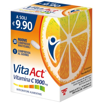 Vita Act Vitamina C 1000 mg 30 Compresse Masticabili