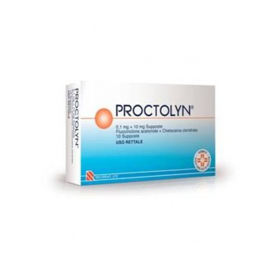Proctolyn 10 Supposte 0,1mg + 10mg