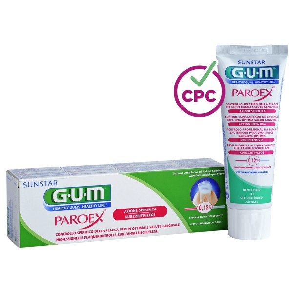 GUM Paroex Dentifricio 0,12% CHX + CPC 75ml