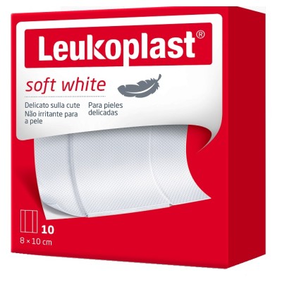 Leukoplast Soft White 10 Cerotti 8x10cm